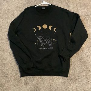 Black vegan sweatshirt